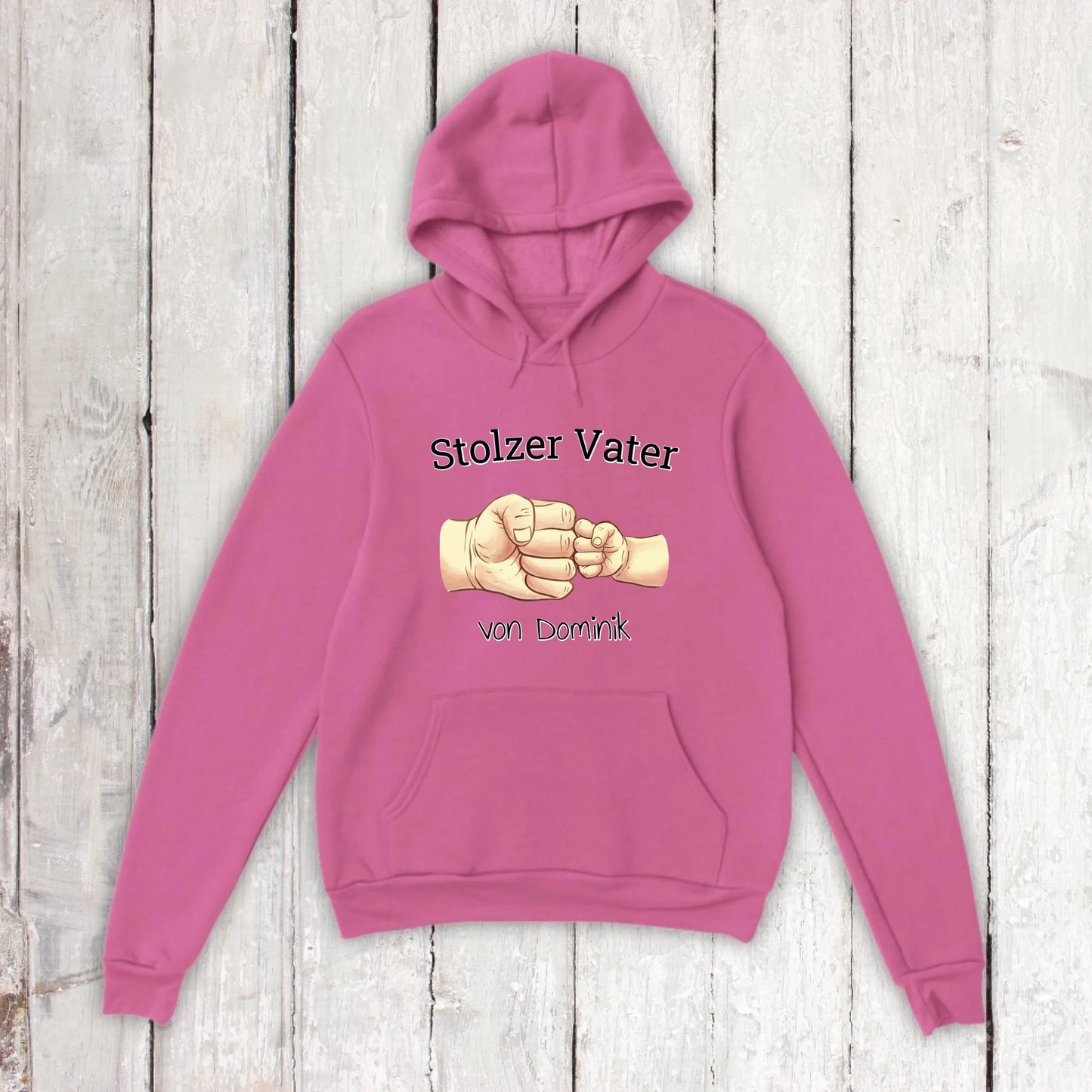 Stolzer Vater - Individueller Papa Hoodie