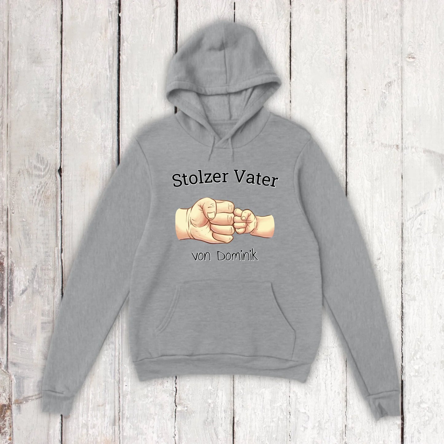 Stolzer Vater - Individueller Papa Hoodie