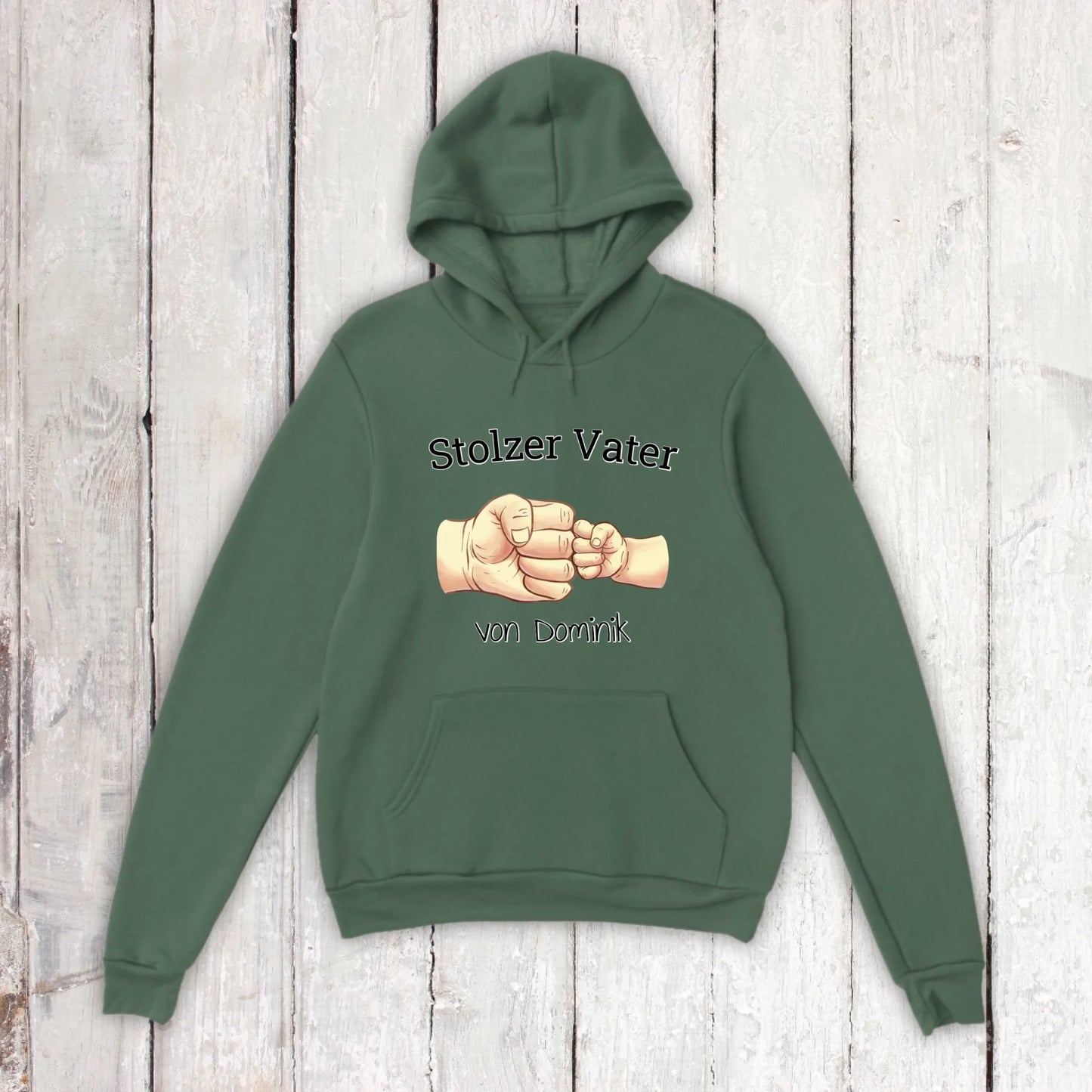 Stolzer Vater - Individueller Papa Hoodie