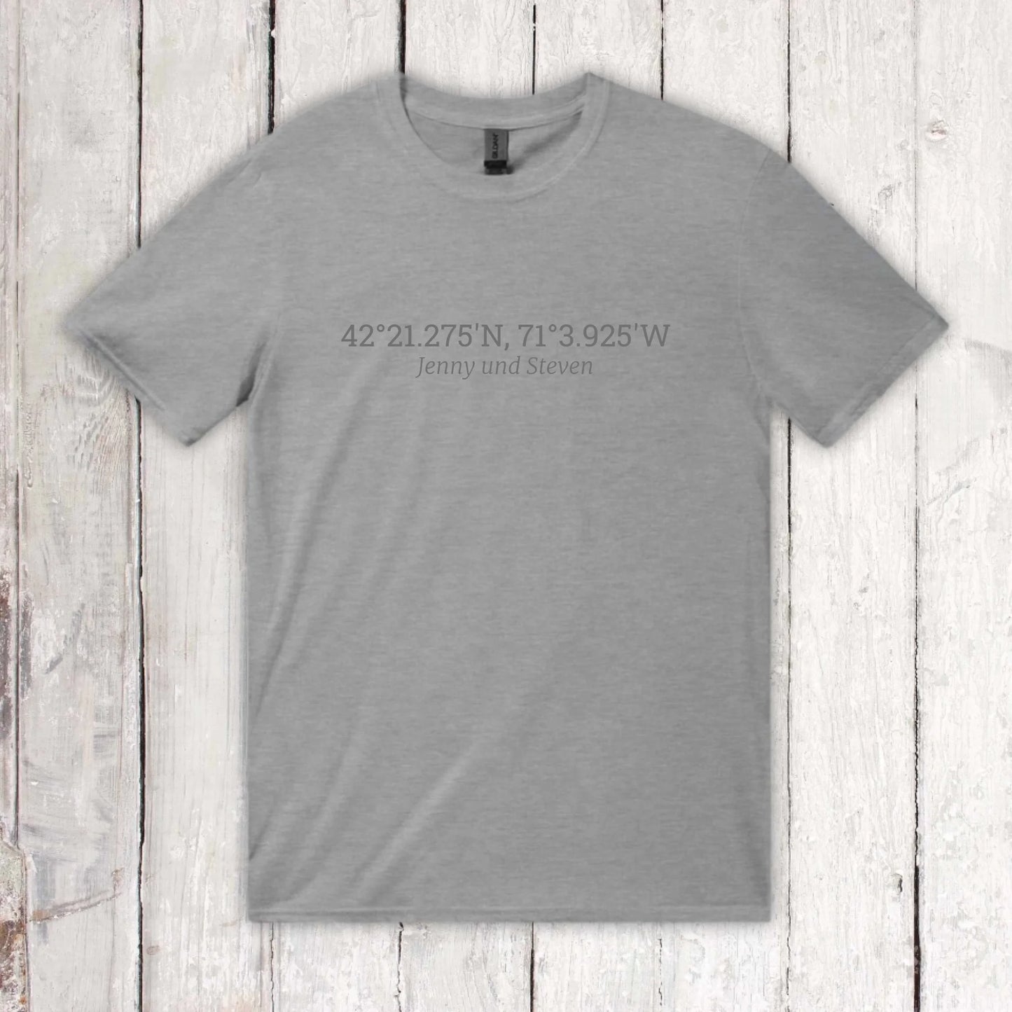 eure gemeinsamen Koordinaten - individueller Hoodie | Personalize Palace
