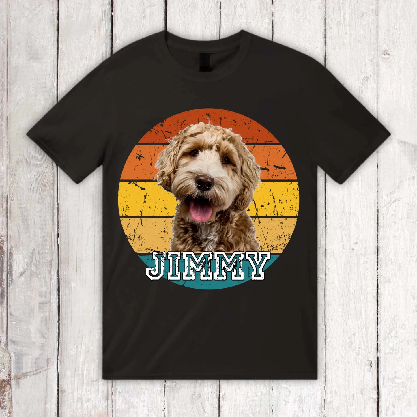 Vintage Sunset mit Foto - individueller Hoodie oder Sweatshirt