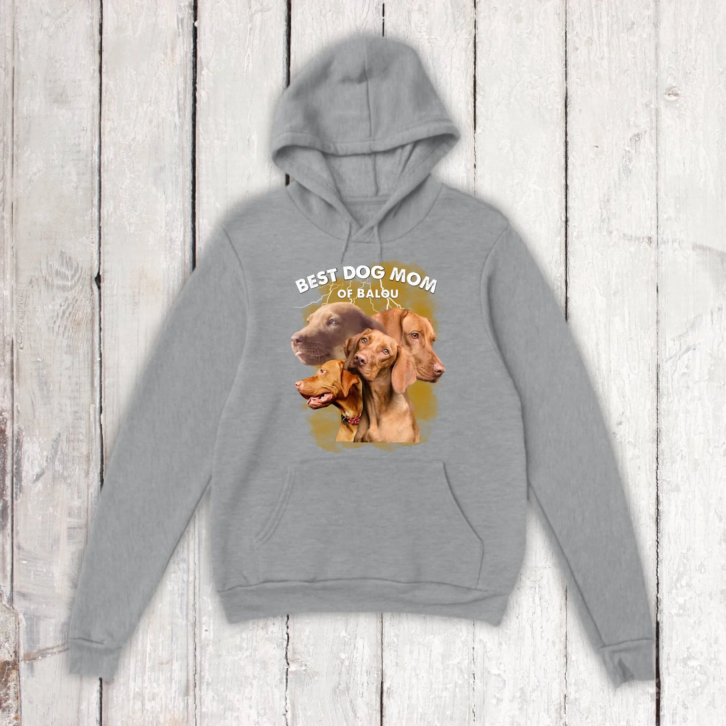 Dein 90er Foto Hoodie mit bis zu 4 Fotos - Individueller Hoodie