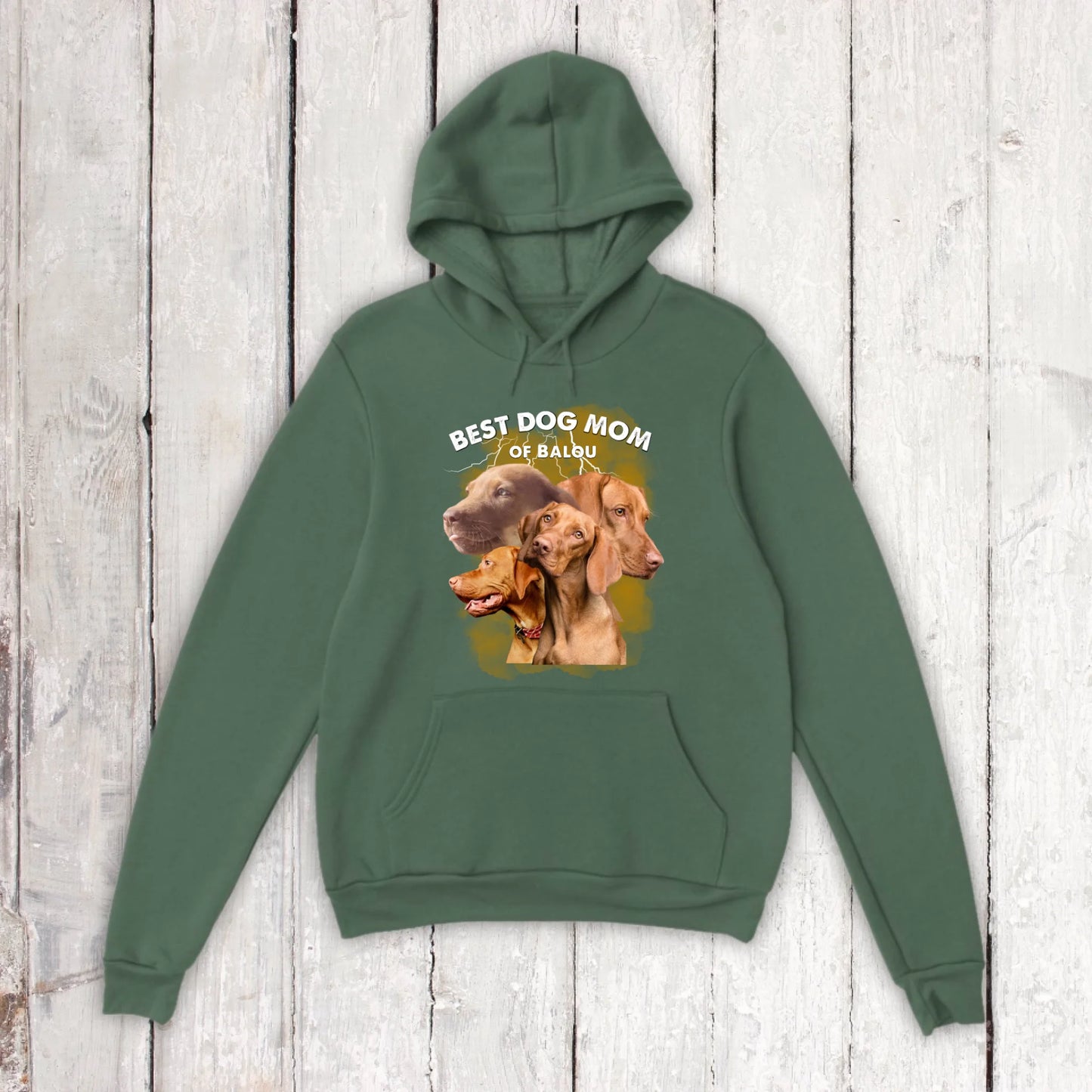 Dein 90er Foto Hoodie mit bis zu 4 Fotos - Individueller Hoodie