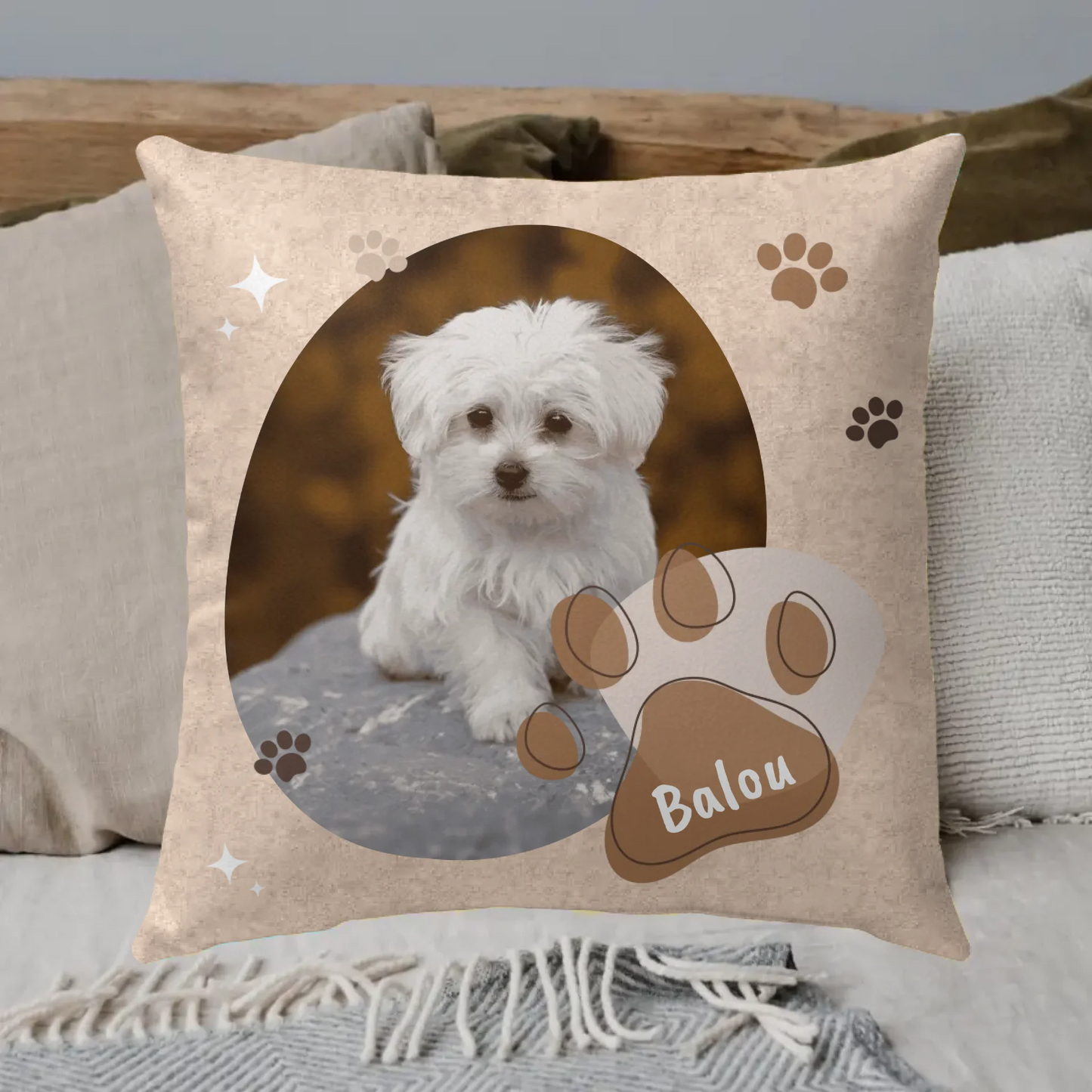 Hunde-Foto Kissen - individuelles Kissen