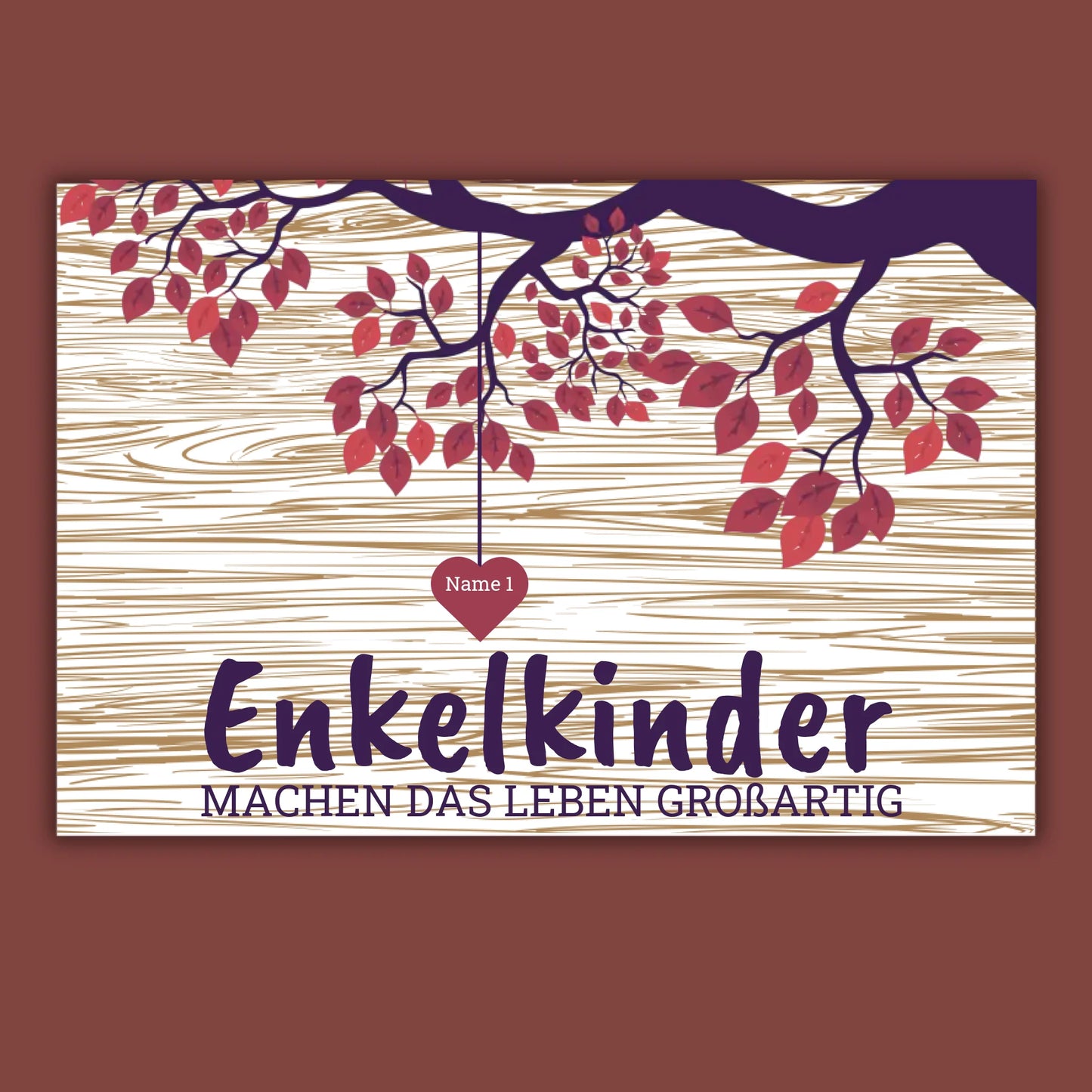 Stammbaum - Individuelle Leinwand