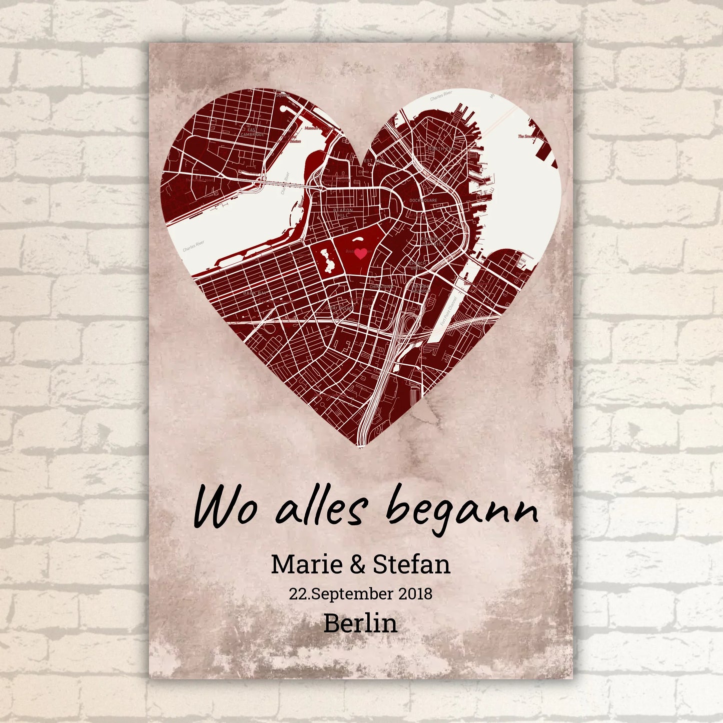 Mein Happy End (an sie oder ihn) - Paar-Leinwand