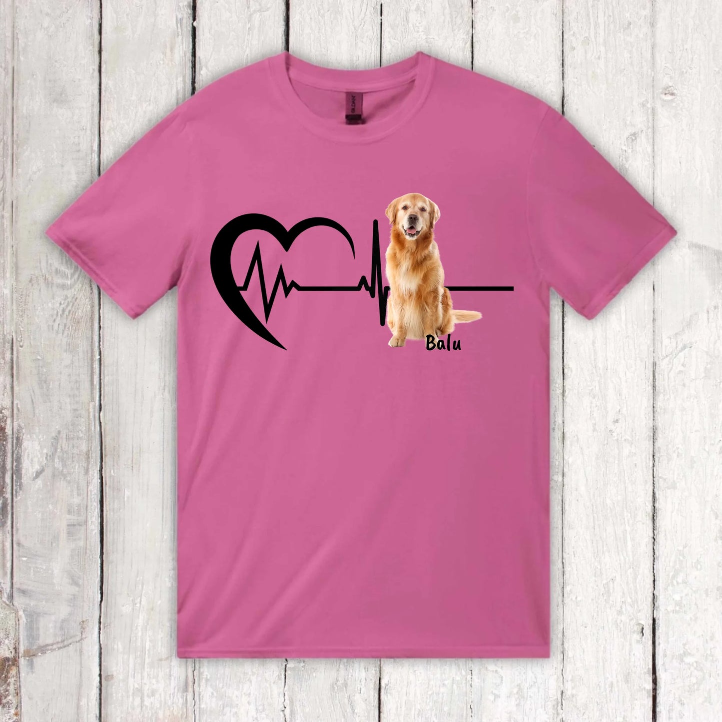 Herzschlag mit Foto - Individuelles Sweatshirt/Pullover oder Hoodie