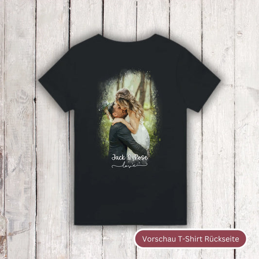 Foto in Wasserfarben/Aquarell - individuelles T-Shirt