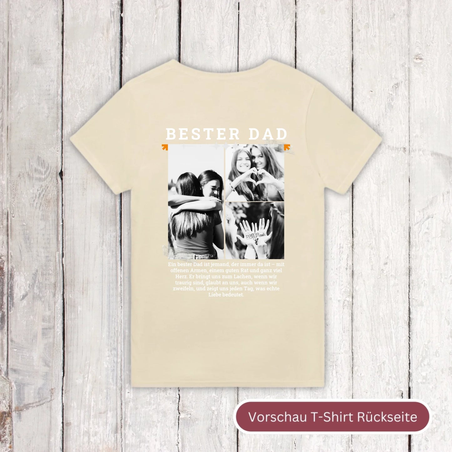 BEST DAD Hoodie with up to 3 photos - personalized hoodie