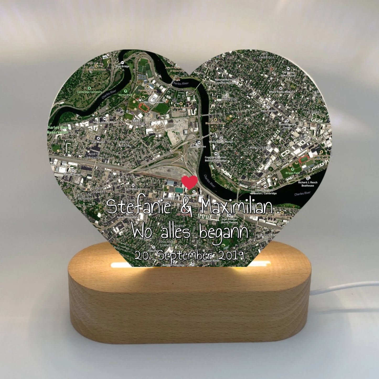 Wo alles begann - Individueller Herzteppich