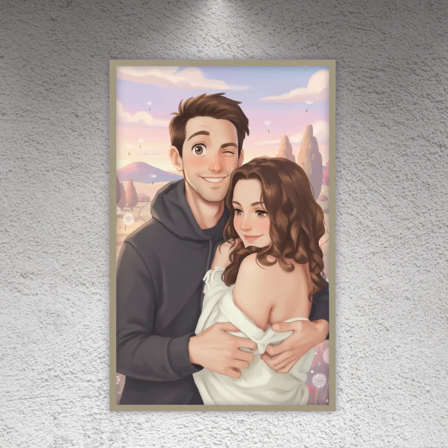 Anime Portrait Poster – Dein Bild im Ghibli-Stil - individuelle Leinwand