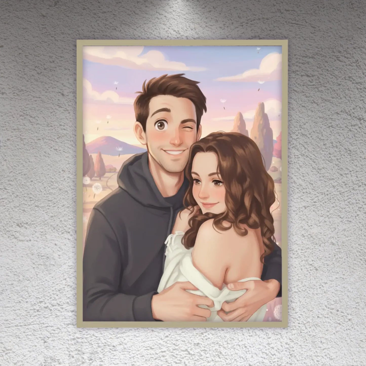 Anime Portrait Poster – Dein Bild im Ghibli-Stil - individuelle Leinwand