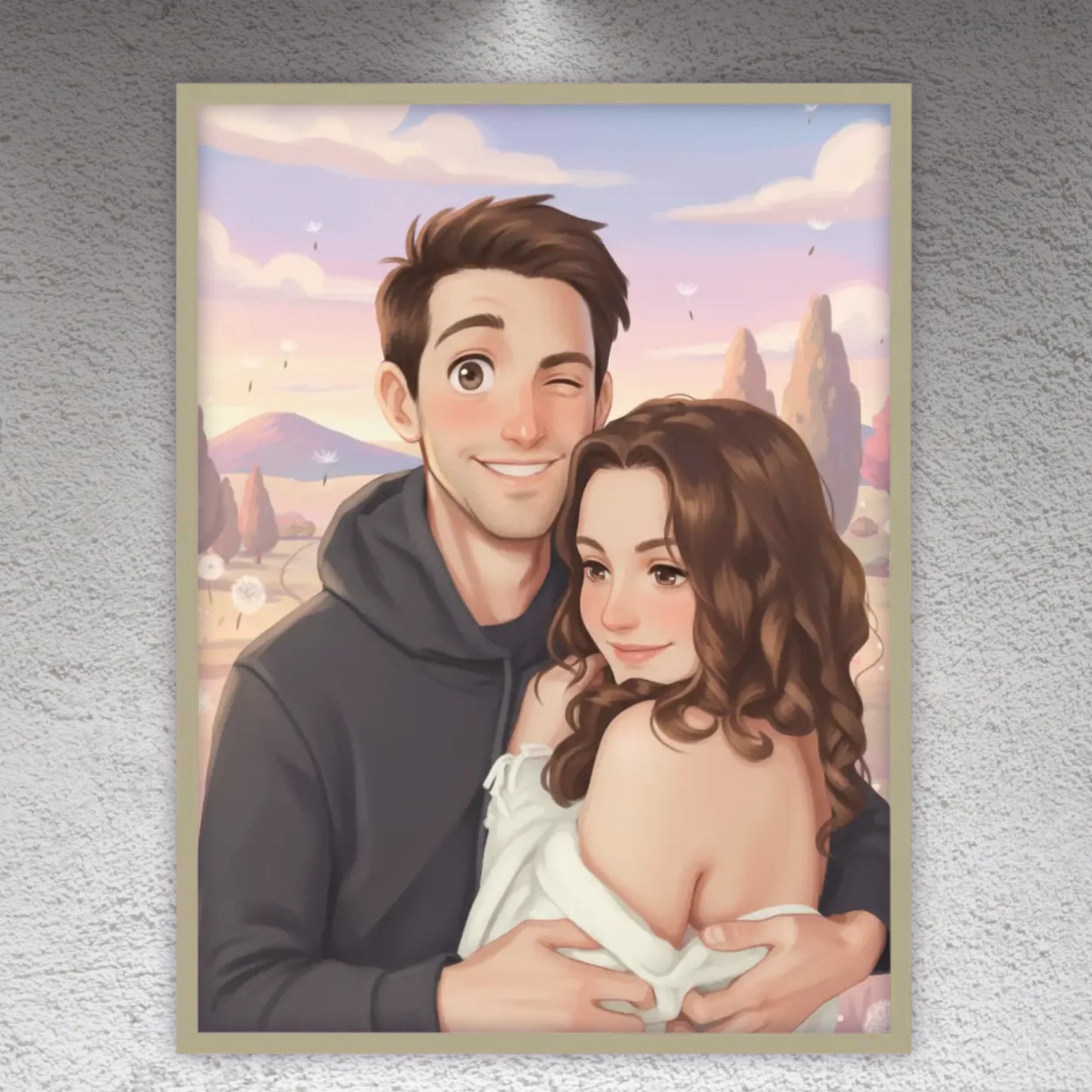 Anime Portrait Poster – Dein Bild im Ghibli-Stil - individuelle Leinwand