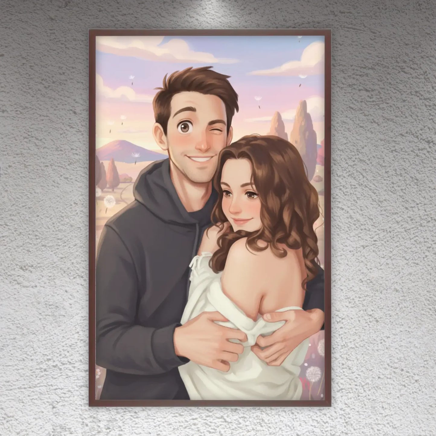 Anime Portrait Poster – Dein Bild im Ghibli-Stil - individuelle Leinwand