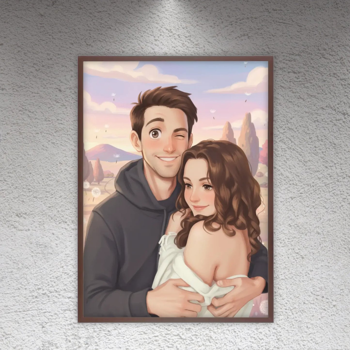 Anime Portrait Poster – Dein Bild im Ghibli-Stil - individuelle Leinwand