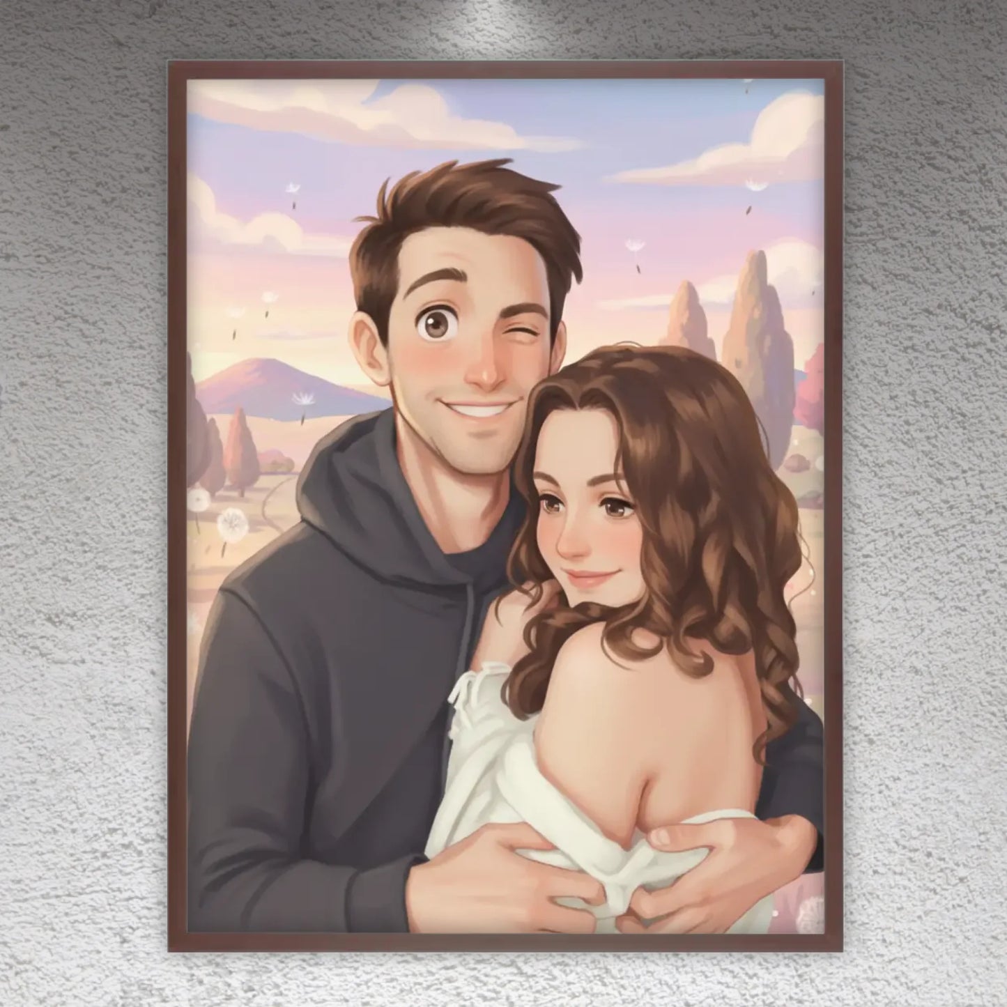 Anime Portrait Poster – Dein Bild im Ghibli-Stil - individuelle Leinwand