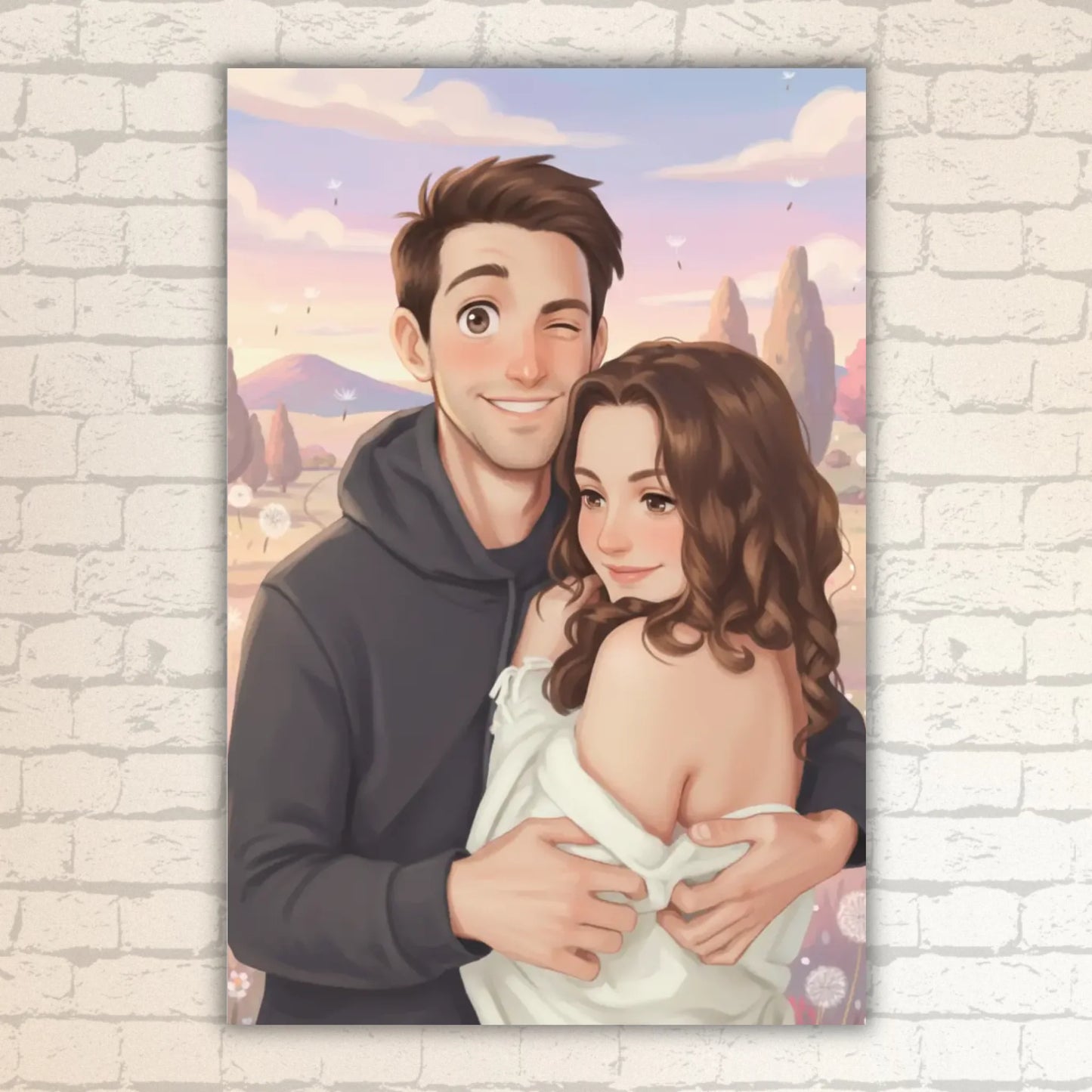 Anime Portrait Poster – Dein Bild im Ghibli-Stil - individuelle Leinwand