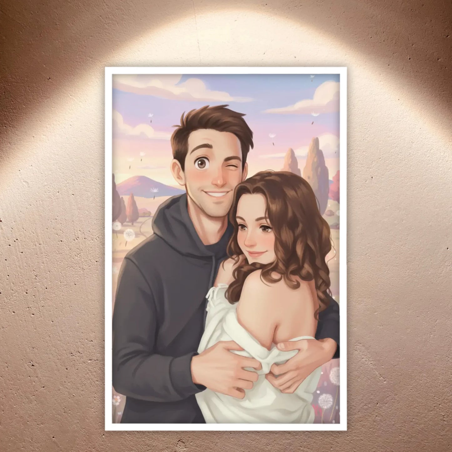 Anime Portrait Poster – Dein Bild im Ghibli-Stil - individuelle Leinwand