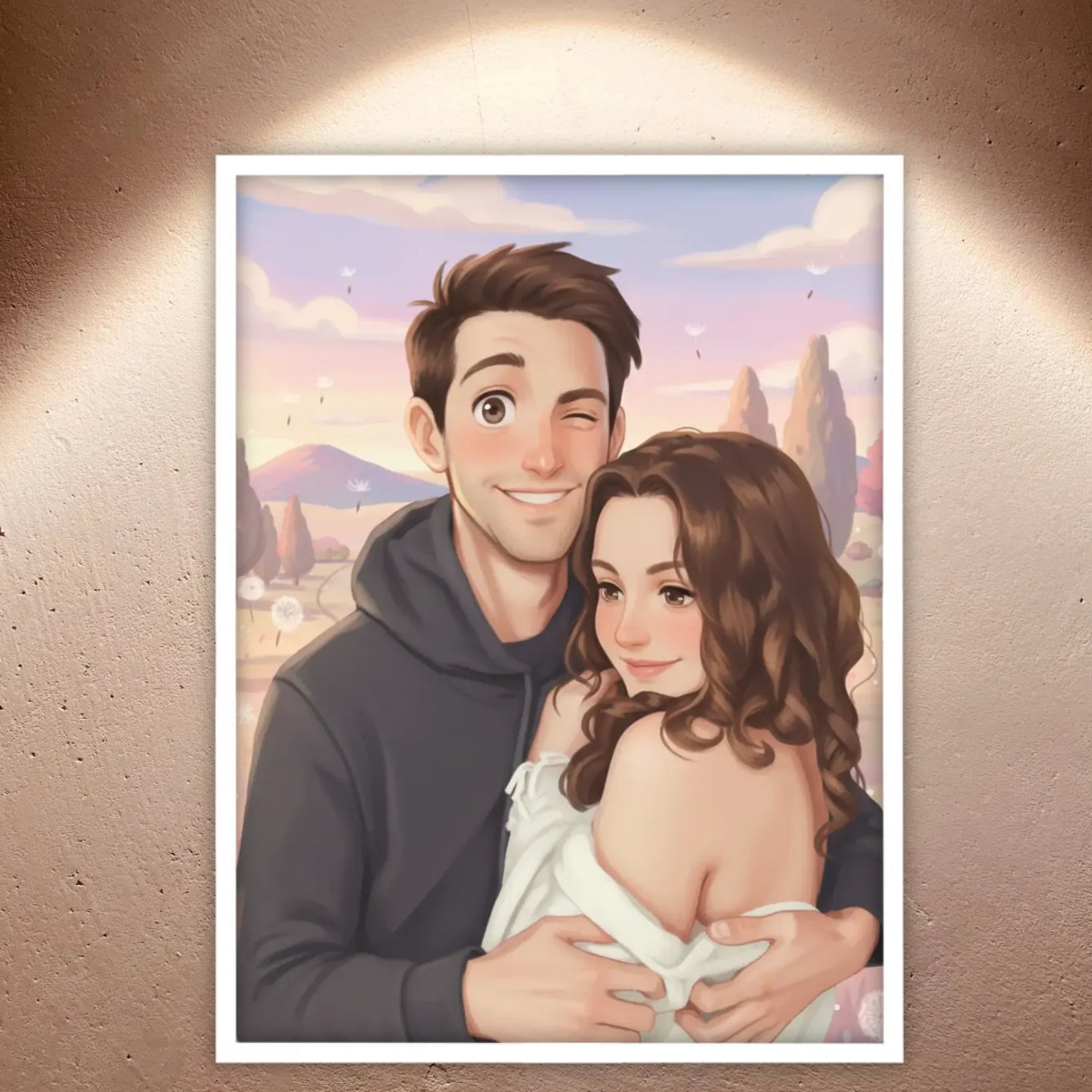 Anime Portrait Poster – Dein Bild im Ghibli-Stil - individuelle Leinwand