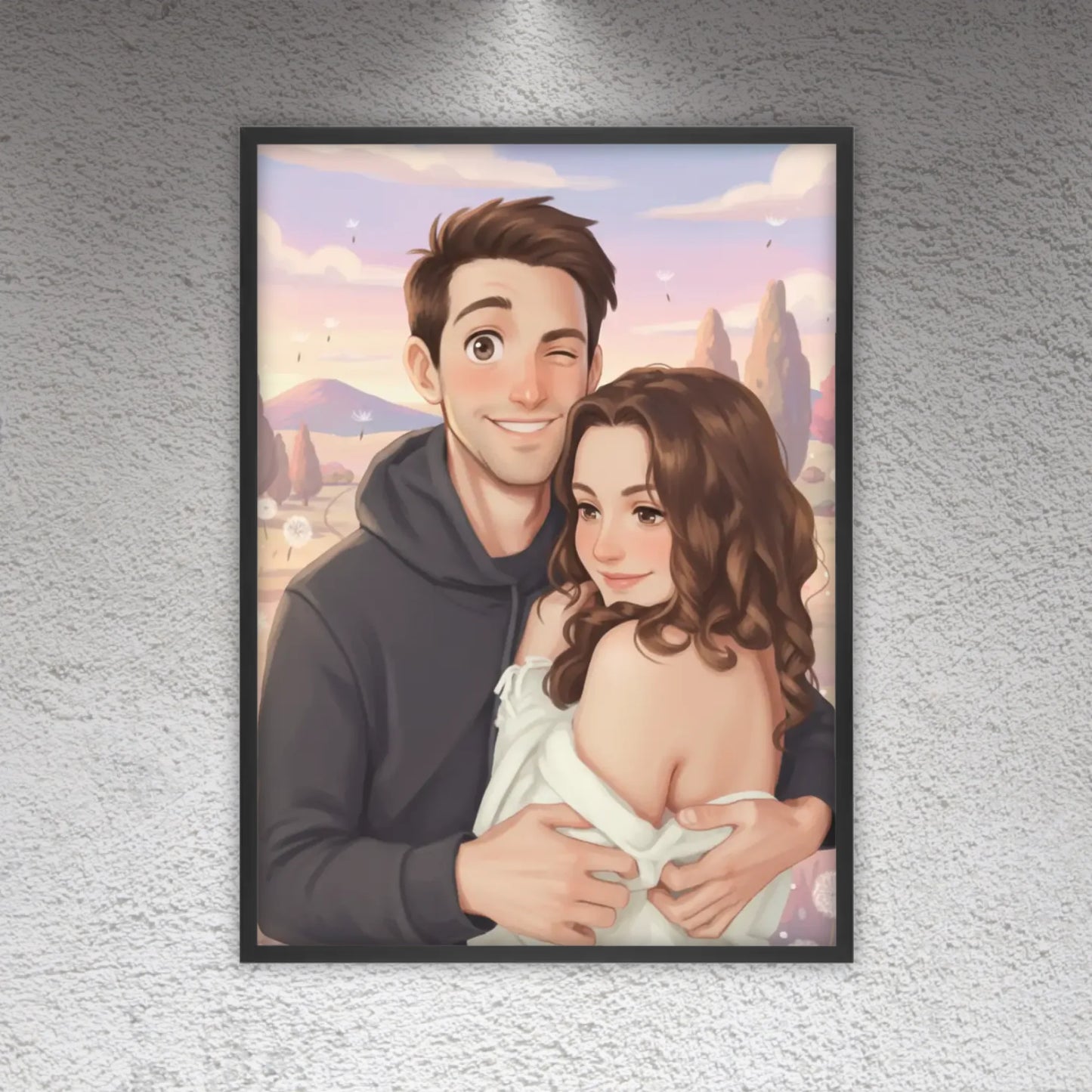 Anime Portrait Poster – Dein Bild im Ghibli-Stil - individuelle Leinwand