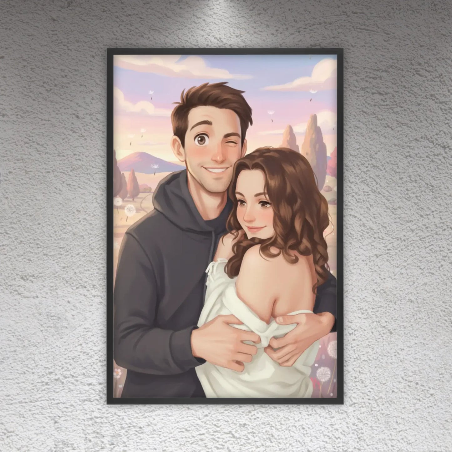 Anime Portrait Poster – Dein Bild im Ghibli-Stil - individuelle Leinwand