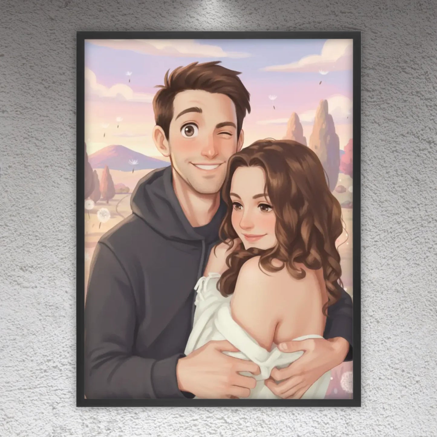 Anime Portrait Poster – Dein Bild im Ghibli-Stil - individuelle Leinwand