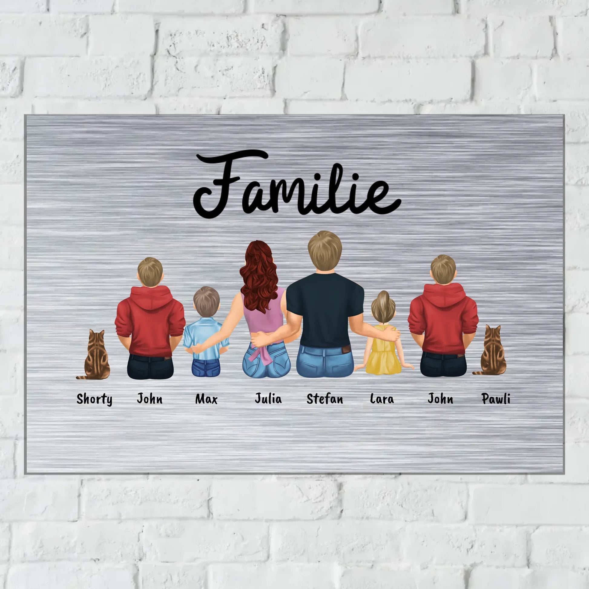 Aluminium Schild für Innen und Außen