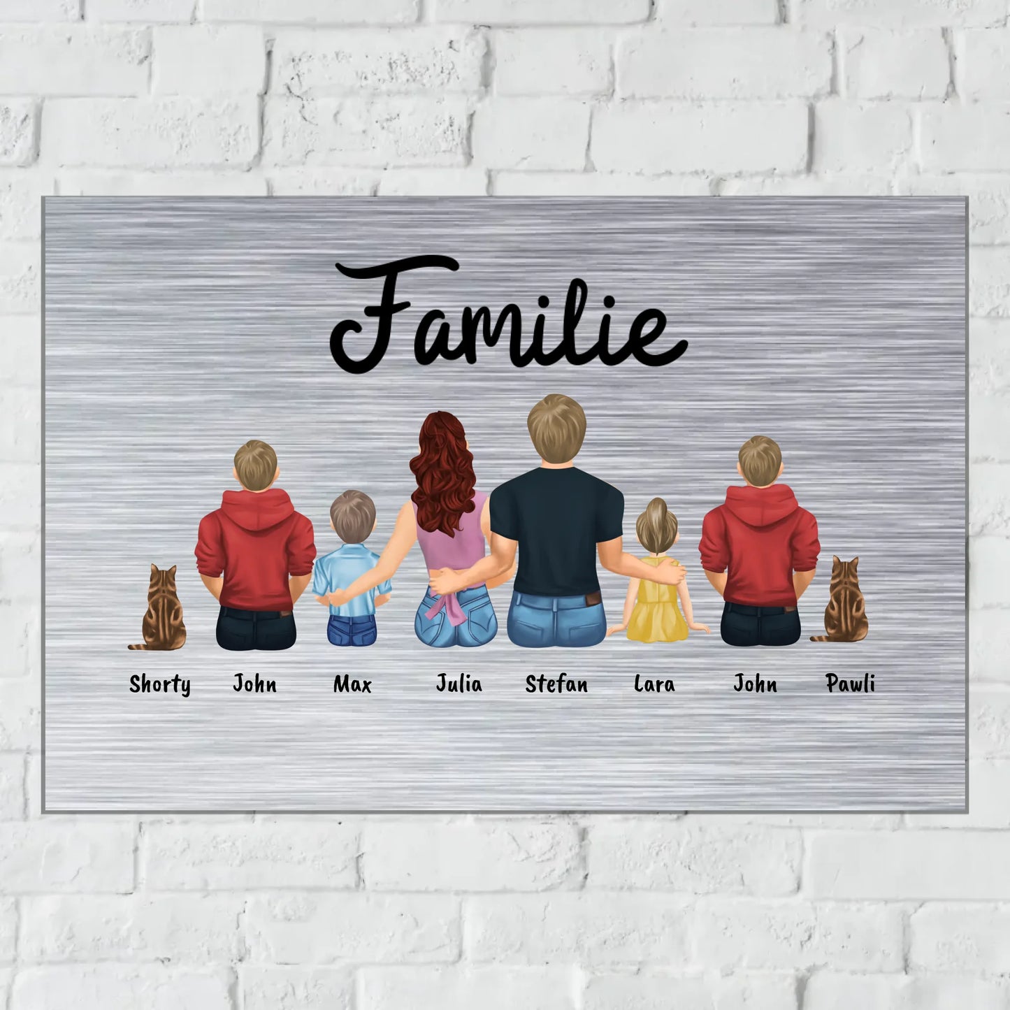 Aluminium Schild für Innen und Außen