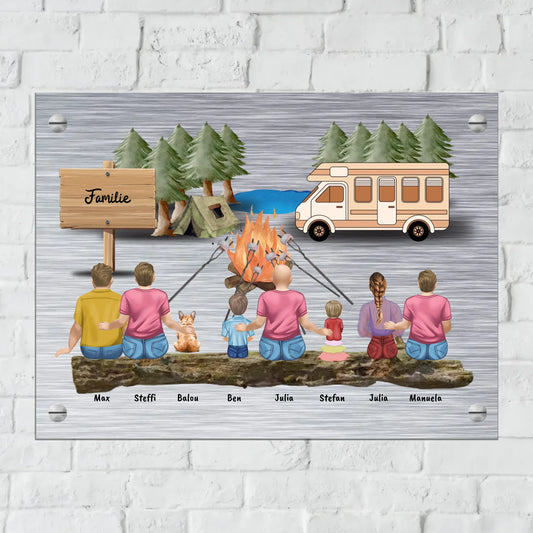 Aluminium Schild für Innen und Außen mit Löchern zur Befestigung