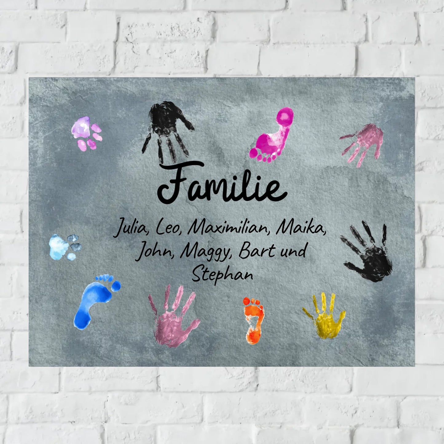 Aluminium Schild für Innen und Außen mit Löchern zur Befestigung