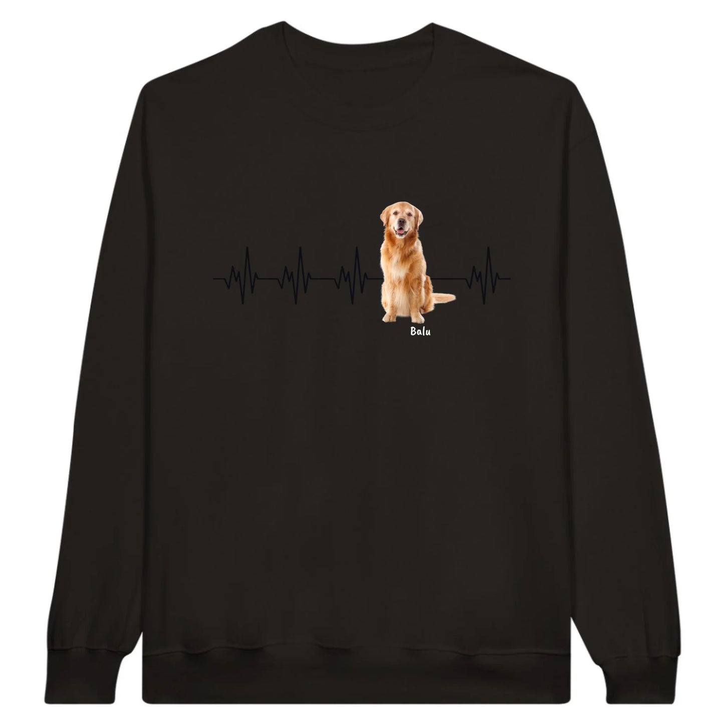 Herzschlag mit Foto - Individuelles T-Shirt (2)