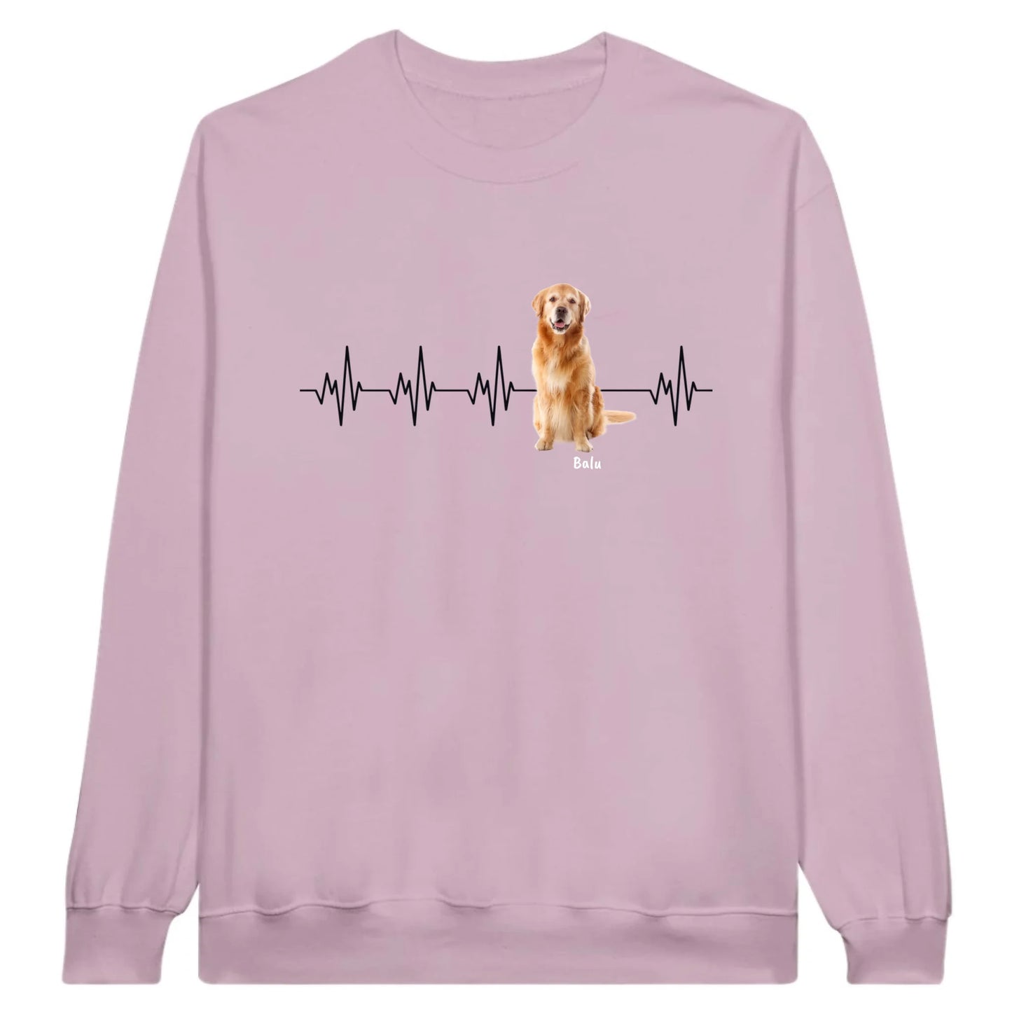 Herzschlag mit Foto - Individuelles T-Shirt (2)