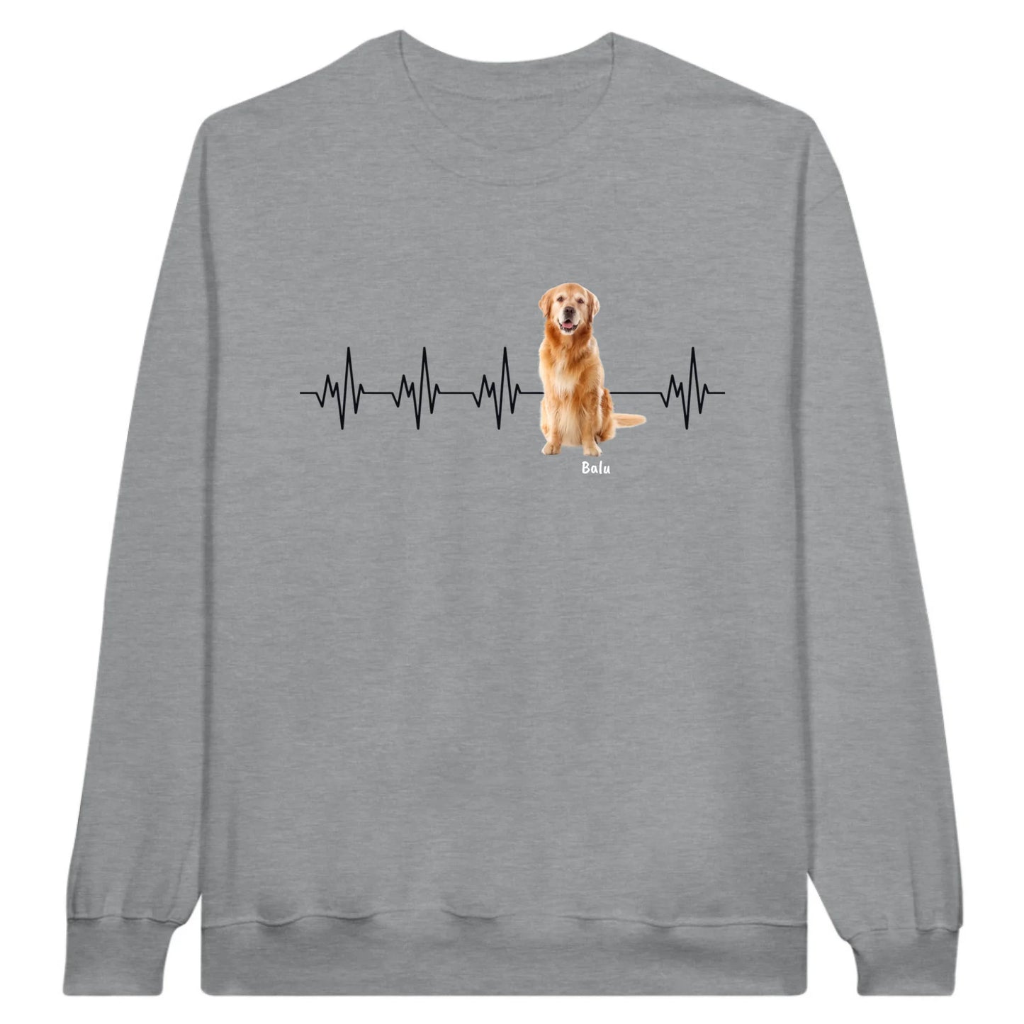 Herzschlag mit Foto - Individuelles T-Shirt (2)