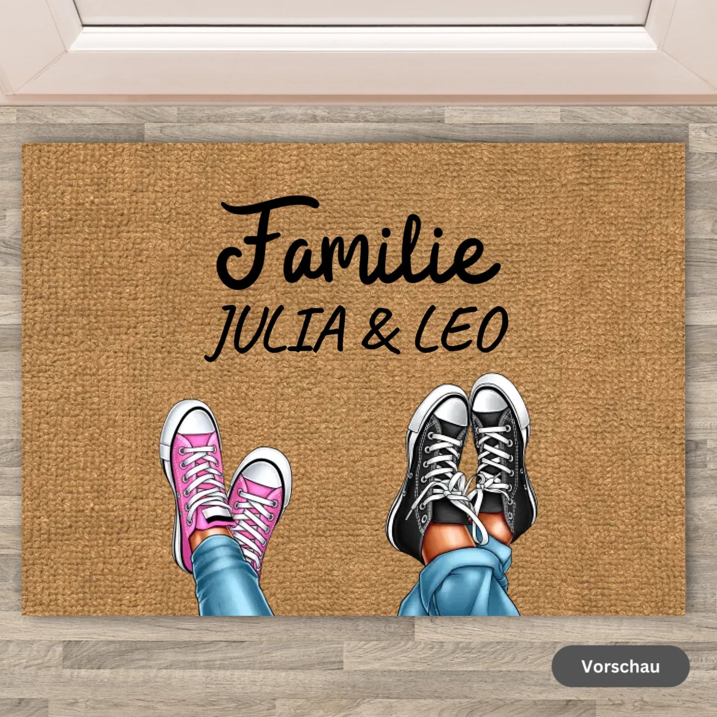 Hands, paws, claws, hooves - Personalized doormat