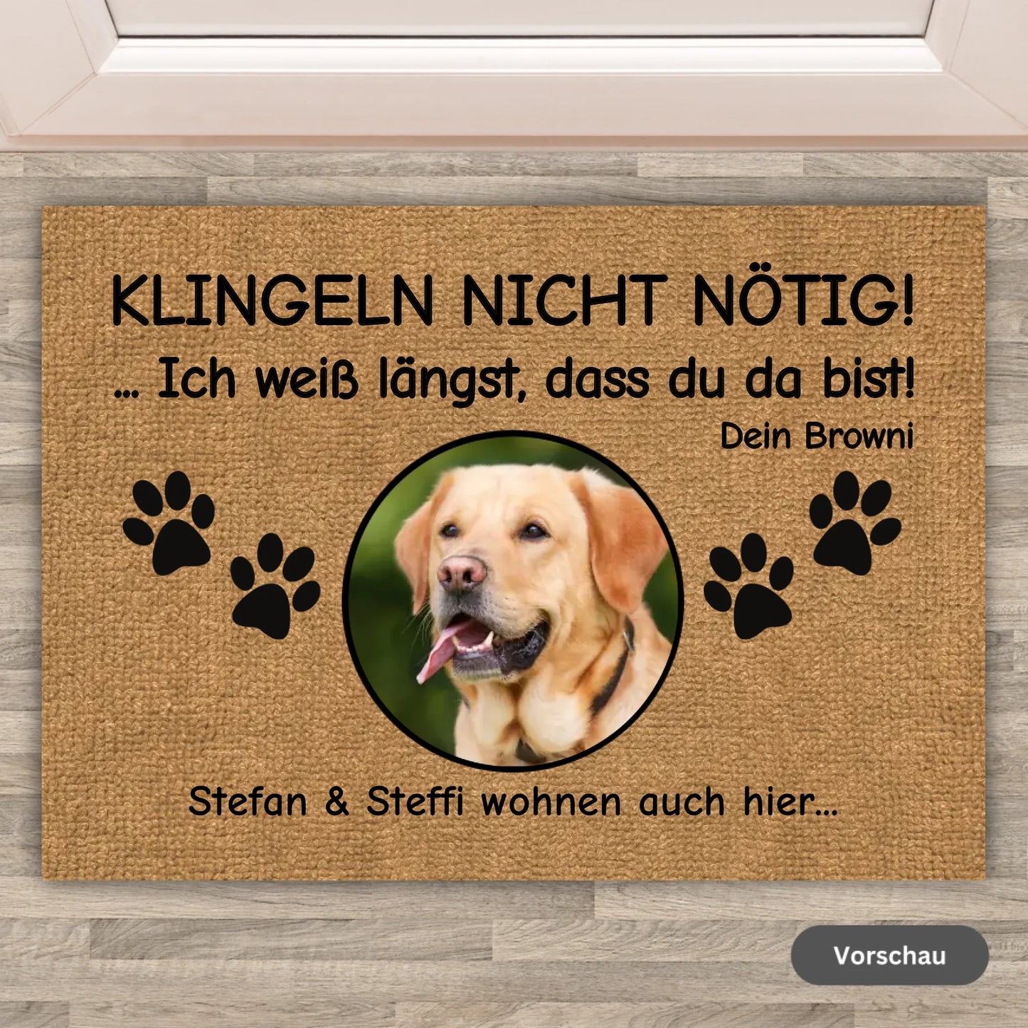 WHEN YOU VISIT MY HOUSE! - Personalized Doormat