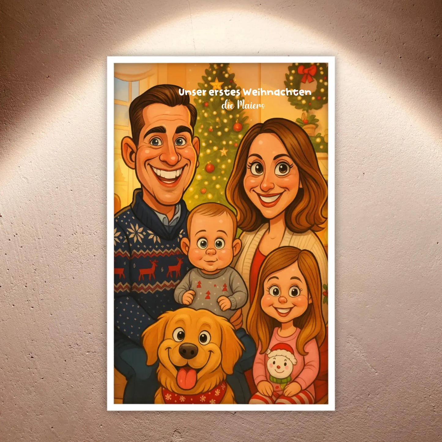 euer Bild als Karikatur - individuelle Leinwand