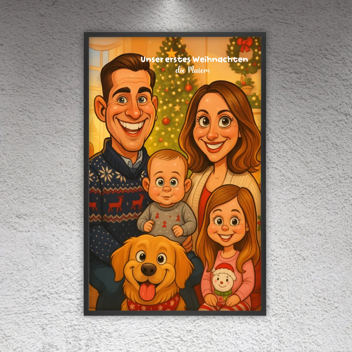 euer Bild als Karikatur - individuelle Leinwand