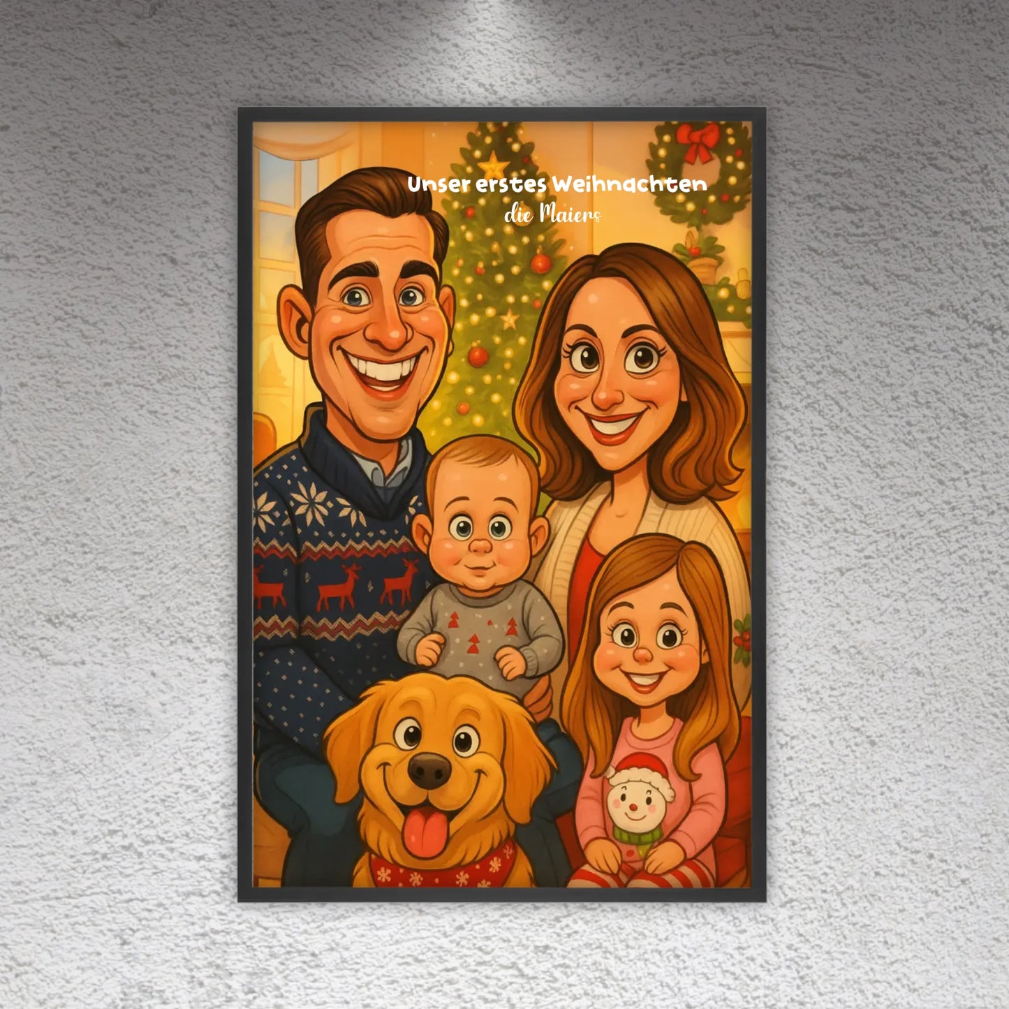 euer Bild als Karikatur - individuelle Leinwand