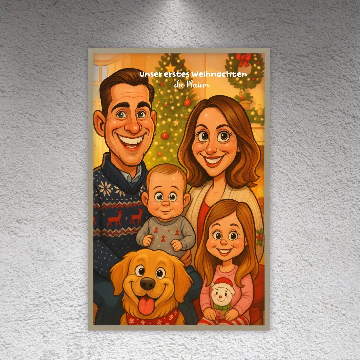 euer Bild als Karikatur - individuelle Leinwand