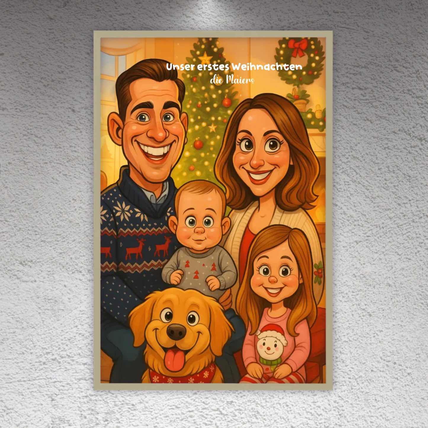 euer Bild als Karikatur - individuelle Leinwand