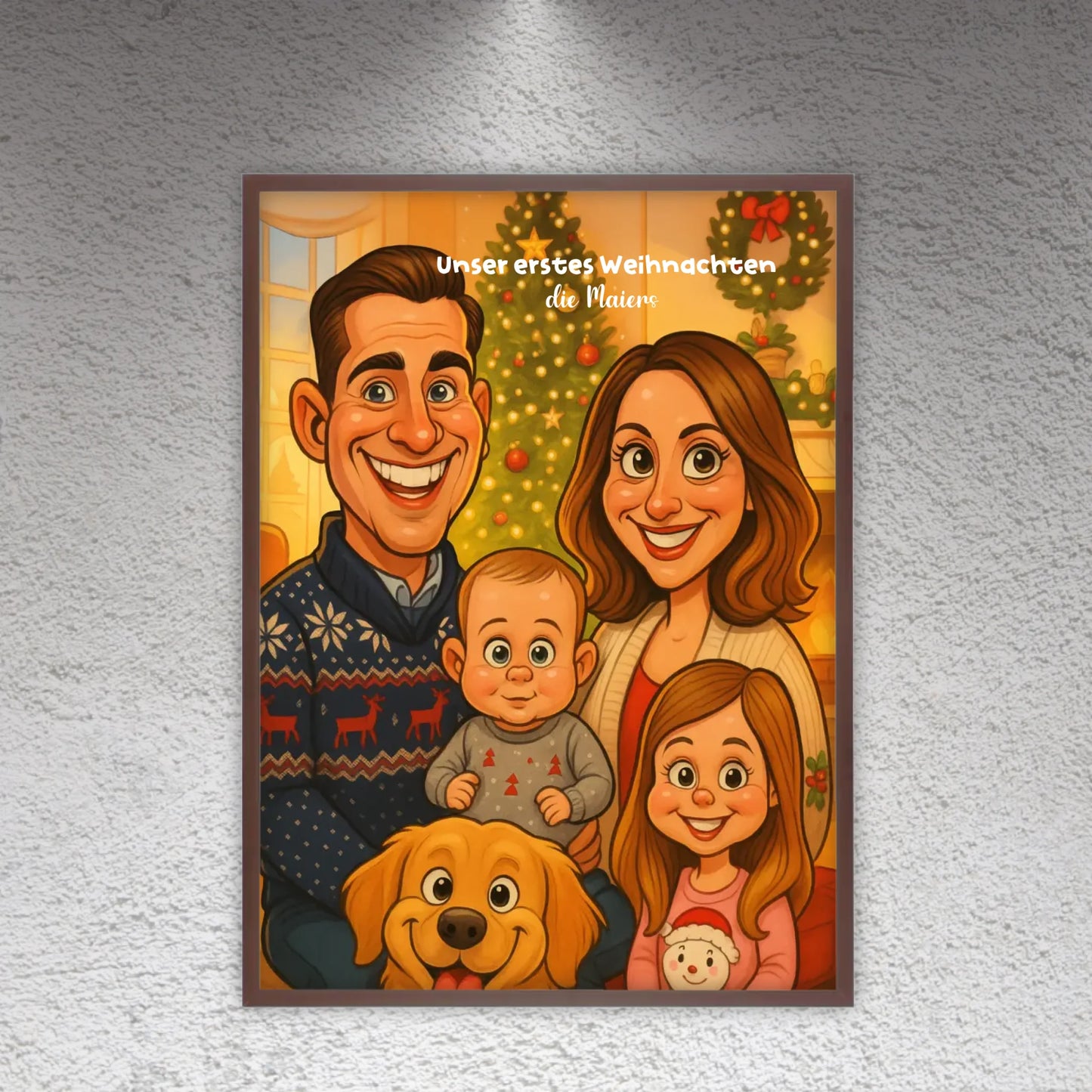 euer Bild als Karikatur - individuelle Leinwand