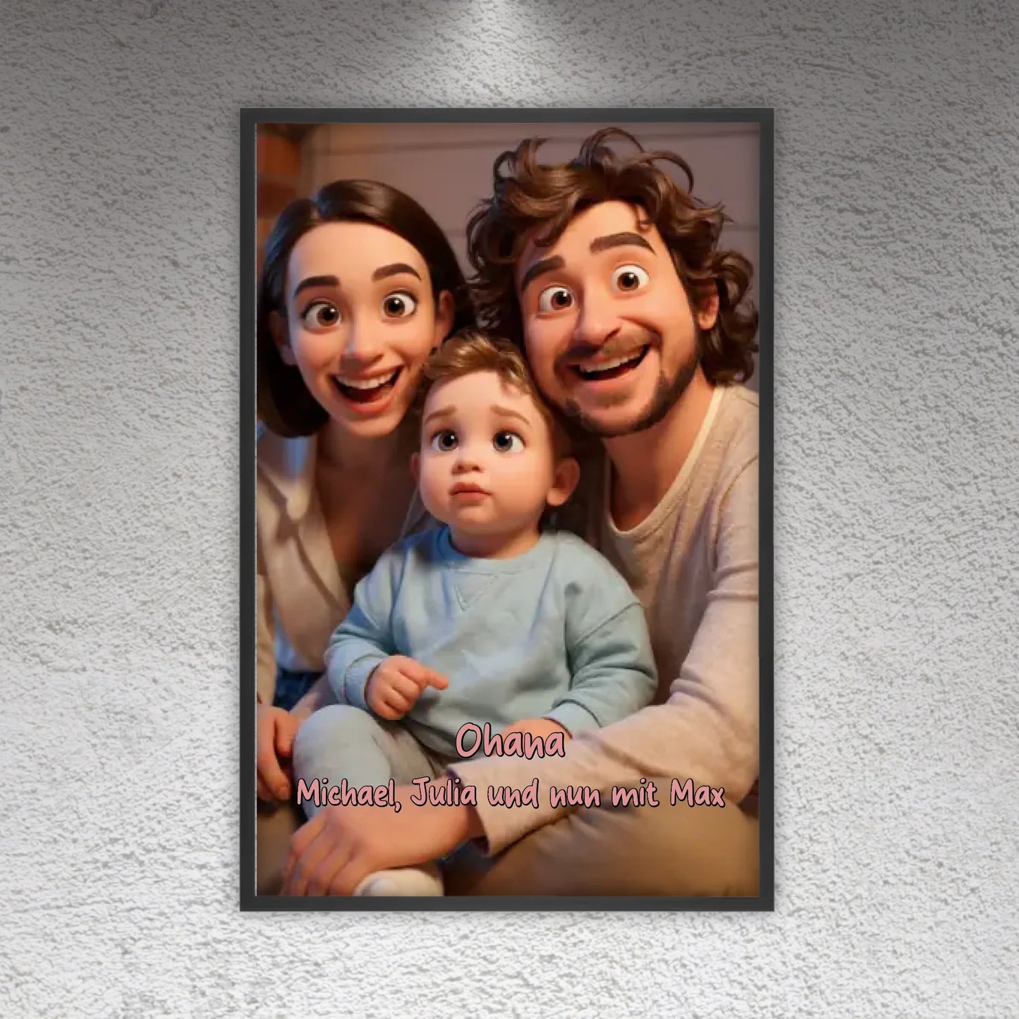 3D Cartoon Portrait - individuelle Leinwand