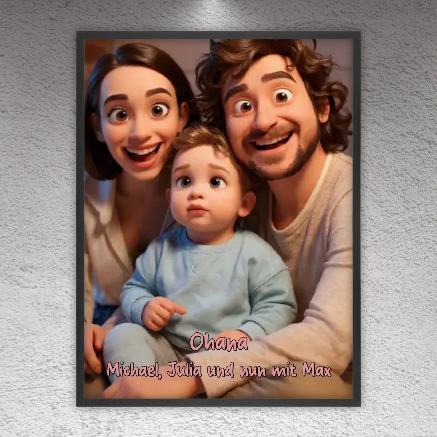 3D Cartoon Portrait - individuelle Leinwand