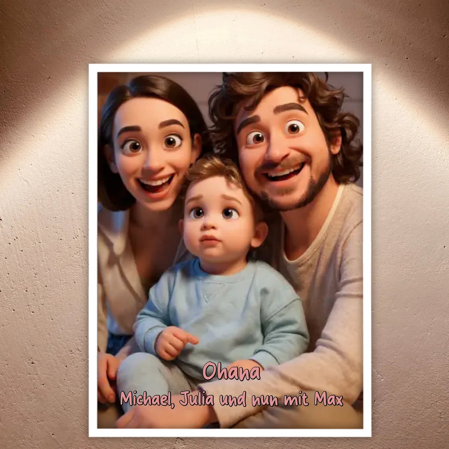 Pixar Familien Porträt mit Live Vorschau