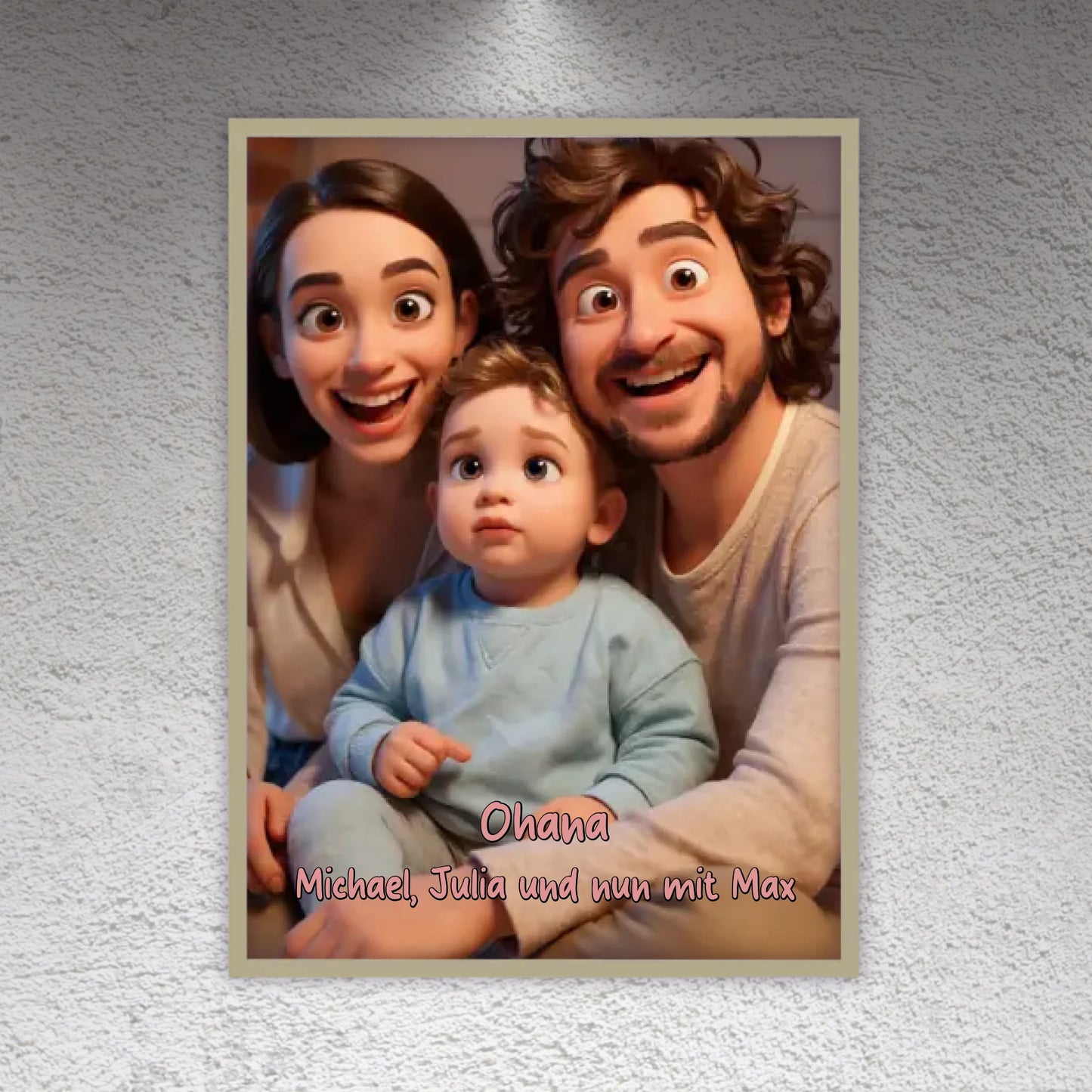 3D Cartoon Portrait - individuelle Leinwand