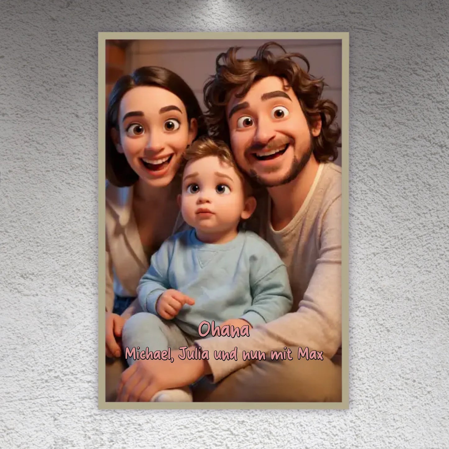 3D Cartoon Portrait - individuelle Leinwand