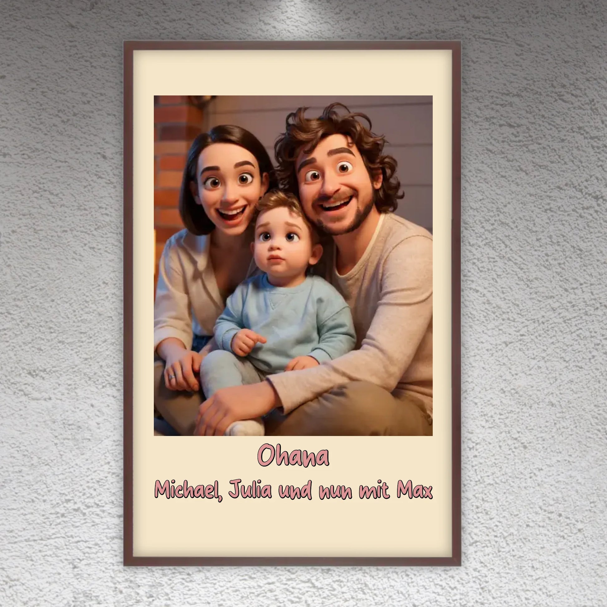 Poster mit Galerierahmen im Comic Stil selber gestalten