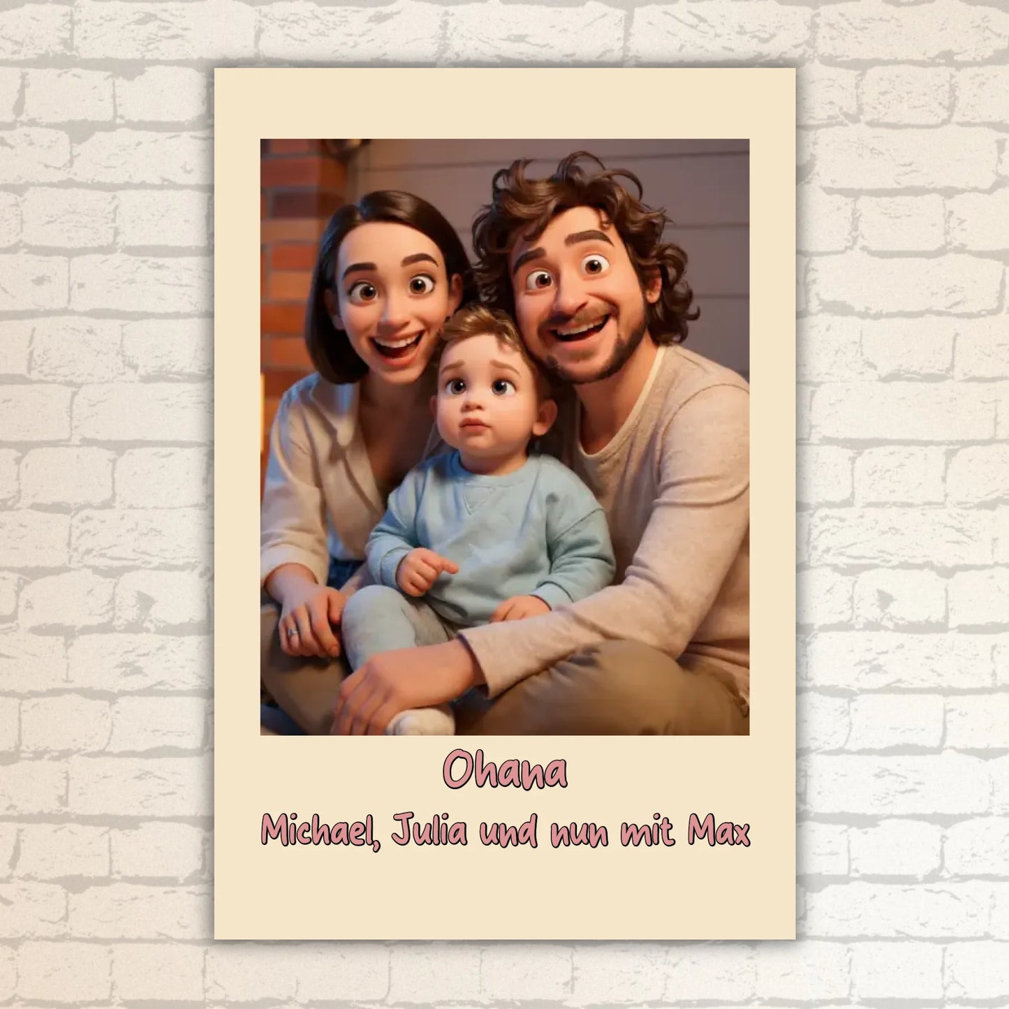 Canva Leinwand mit Pixar Foto selber gestalten