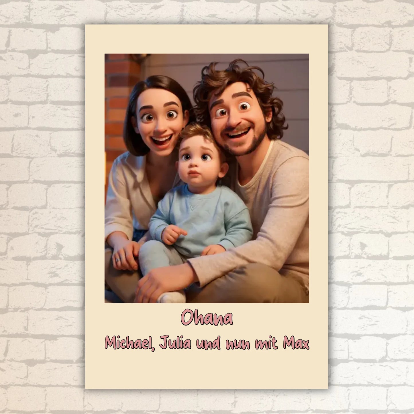 Canva Leinwand mit Pixar Foto selber gestalten