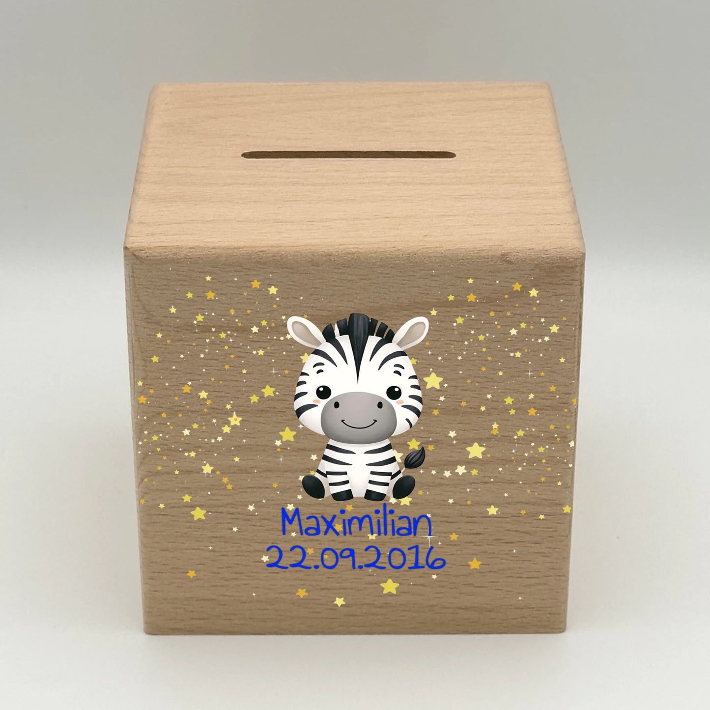 Personalisierte Spardose: Einhorn Initial mit Namen - individuelle Spardose für Kinder | Personalize Palace